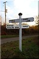 Old Direction Sign - Signpost by Sandy Lane, Framfield Parish