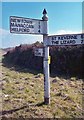 Old Direction Sign - Signpost, St Keverne Parish