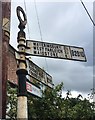 Old Direction Sign - Signpost by the B2162, Benover Road, Yalding Parish