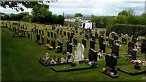 SO5922 : Tudorville cemetery by Jonathan Billinger