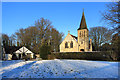 Kingsey Church on a Winter Evening