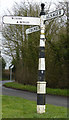 Old Direction Sign - Signpost west of Barthomley