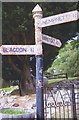 Old Direction Sign - Signpost by Mill Lane, Butcombe Parish