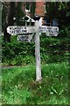 Old Direction Sign - Signpost by Robin Post Lane, Long Man Parish