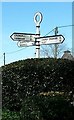 Old Direction Sign - Signpost by The Street, Crookham Village