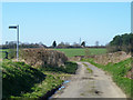 Sweetdews Lane at footpath 24