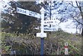 Old Direction Sign - Signpost by the B3134, Broad Road, Blagdon Parish