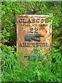 Old Milepost by the A81, Gartachoil, Drymen Parish