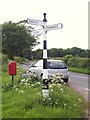 Old Direction Sign - Signpost by Cogshall Lane, Comberbach Parish