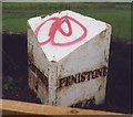 Old Milepost by the A61, Wood Seats, Ecclesfield Parish