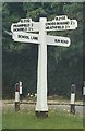 Old Direction Sign - Signpost by the B2102, High Street, Framfield Parish