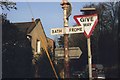 Old Direction Sign - Signpost by the B3110, High Street, Hinton Charterhouse Parish