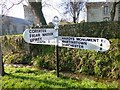 Old Direction Sign - Signpost by Front Street, Portesham Parish