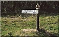 Old Direction Sign - Signpost by Bonhill Road, Stowey Sutton Parish
