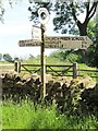 SO5498 : Old Direction Sign - Signpost by the Cottage Farm, Church Preen Parish by J Haynes