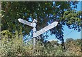 Old Direction Sign - Signpost by Cliff Road, North Petherton Parish