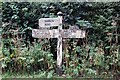 Old Direction Sign - Signpost by the B2192, Framfield Parish