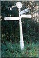 Old Direction Sign - Signpost by Castle Mill Lane, Ashley Parish