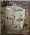 Old Milestone by the A57, Liverpool Road, Rixton with Glazebrook Parish