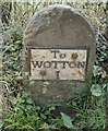 Old Milestone, Wortley Road, Wotton-Under-Edge Parish