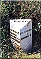 Old Milepost by the A5103, Eccleshall Road, Little Bridgeford