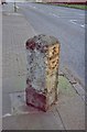 TQ4373 : Old Milestone by the A211, Footscray Road, Eltham Parish by C Woodward