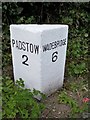 Old Milestone by the A389, Treravel, Padstow Parish