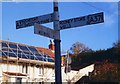 Old Direction Sign - Signpost by the A371, Wells Road, Draycott