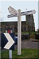 Old Direction Sign - Signpost by the A229, Horns Road, Hawkhurst Parish