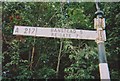 Old Direction Sign - Signpost by the B2032, Waterhouse Lane, Banstead