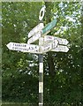 Old Direction Sign - Signpost by the former A31, Bentley Parish