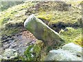 SD9824 : Old Boundary Marker on Erringden Moor, Hebden Royd Parish by Milestone Society