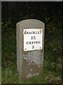 Old Milestone by the B430, Weston-on-the-Green Parish