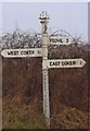Old Direction Sign - Signpost by Mill Lane, East Coker Parish