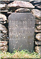 Old Milestone by the A470, Bron-Llewelyn, Dolwyddelan Parish