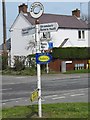 Old Direction Sign - Signpost by the B4397, Newtown, Baschurch