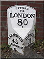 Old Milestone by the B1438, Yarmouth Road, Ufford