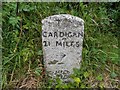 Old Milestone in Henfynyw, Ceredigion