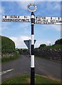 Old Direction Sign - Signpost by B5299, Caldbeck Parish