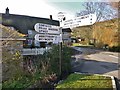 Old Direction Sign - Signpost by Front Street, Portesham