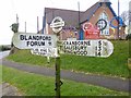 Old Direction Sign - Signpost by the B3081, Sixpenny Handley