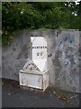 Old Milestone by the A470, Gabalfa Interchange, City of Cardiff