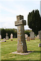 Old Wayside Cross - moved to Poltimore churchyard, East Devon