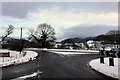 A542/A5104 Roundabout near Dafarn Dywyrch