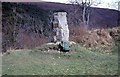 SO2872 : Offa's Dyke memorial stone by Martin Richard Phelan