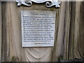 The inscription on the tomb of Sir Richard Burton