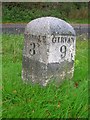 Old Milestone by the A77, Glenluie Bridge, Kirkoswald