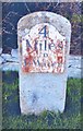 Old Milestone by Manor Road, Pawlett Parish