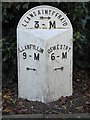 Old Milestone by the B4398, Wern