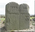 Old Boundary Marker by the A6, Tomthorn, Wormhill parish